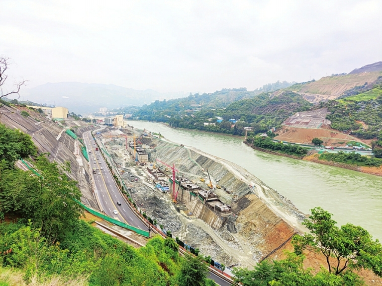 银江水电站建设实现双过半